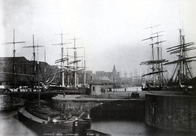Liverpool Princes Dock circa 1900
